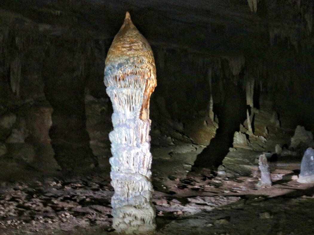 Stalagmite in Hoq Cave